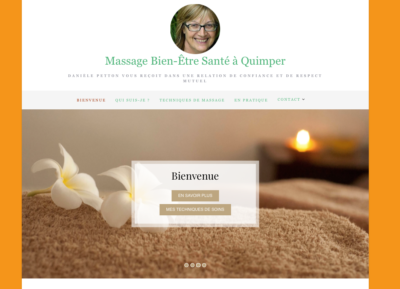 Site de Danièle Petton Thérapeute en massages bien-être